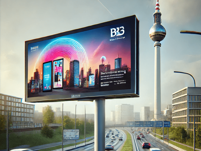 Digitale Außenwerbung in Berlin